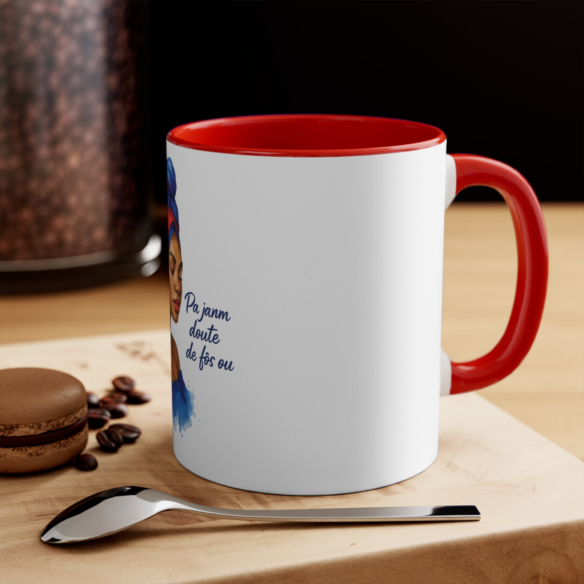 Vibrant Sisterhood Accent Mug | Inspirational Gift for Her, Coffee Lovers, Decorative Homeware, Art Lovers, Unique Mom Gift