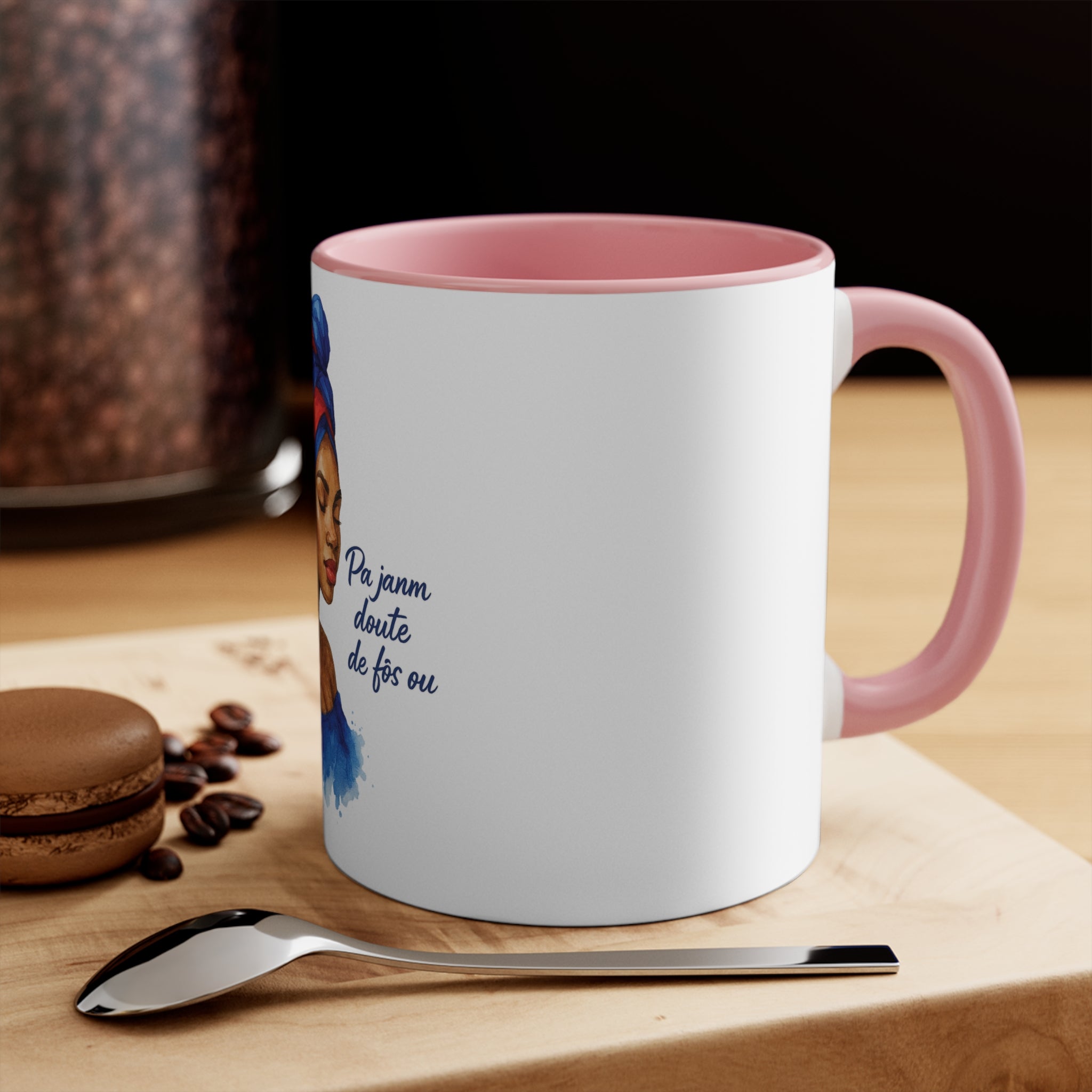 Vibrant Sisterhood Accent Mug | Inspirational Gift for Her, Coffee Lovers, Decorative Homeware, Art Lovers, Unique Mom Gift