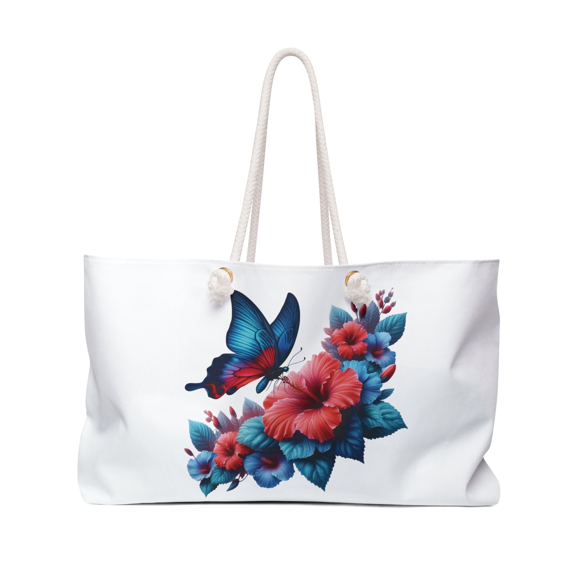 Floral Butterfly Weekender Bag - Perfect for Travel and Getaways