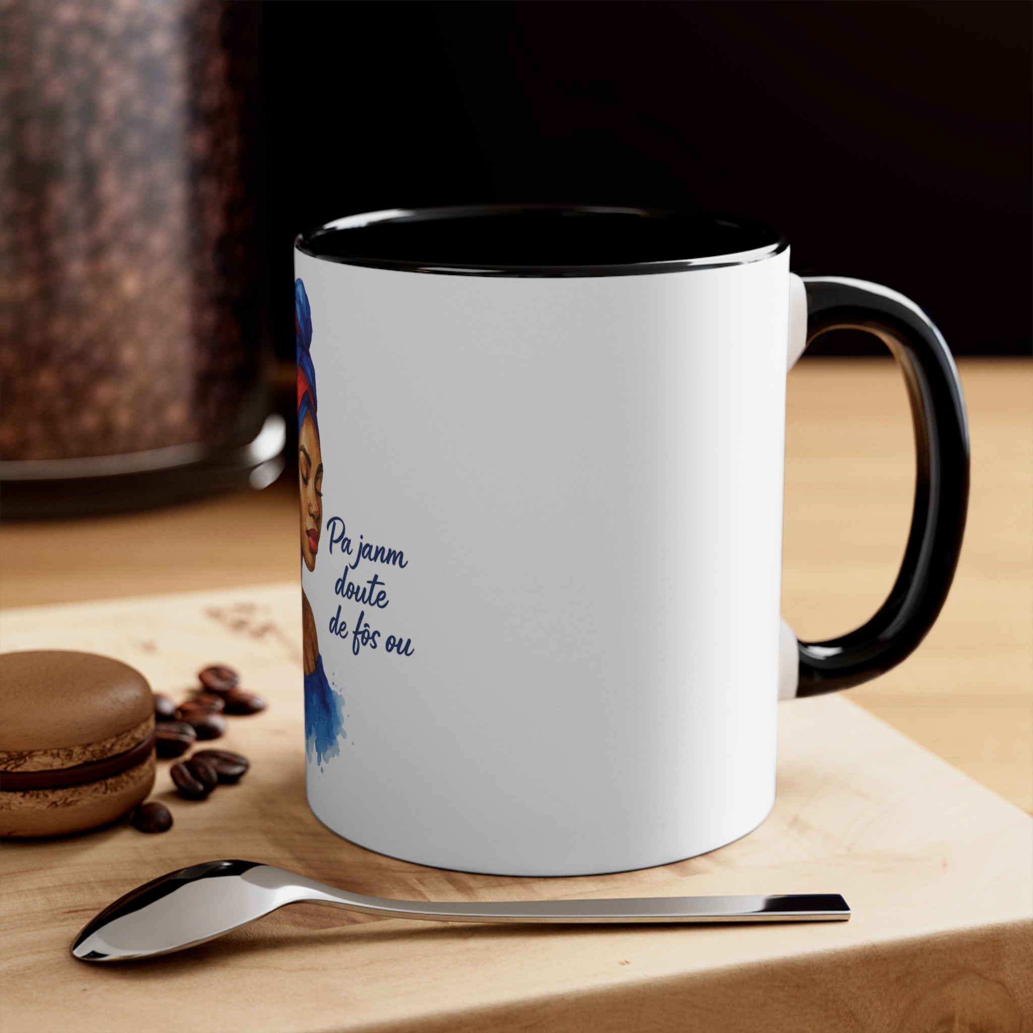 Vibrant Sisterhood Accent Mug | Inspirational Gift for Her, Coffee Lovers, Decorative Homeware, Art Lovers, Unique Mom Gift