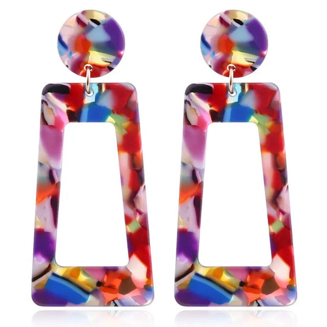 Multicolor earrings